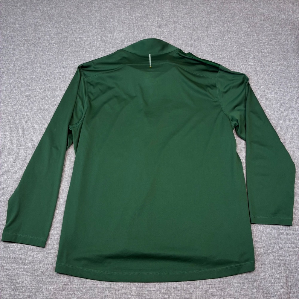 Majestic Green Bay Packers Pullover Mens 2XL Green CoolBase 1/4 Zip NFL Gradient - Picture 5 of 8